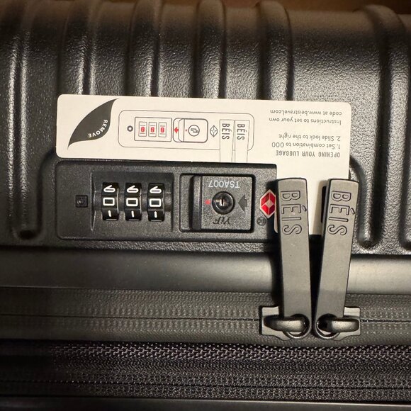 NIB BEIS The Carry-On Roller- All Black - Picture 9 of 10